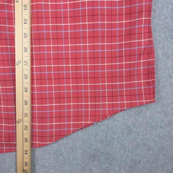 Brooks Brothers Shirt Mens Size XL Non Iron Supima Cotton Red Plaid Button Down - Picture 10 of 11